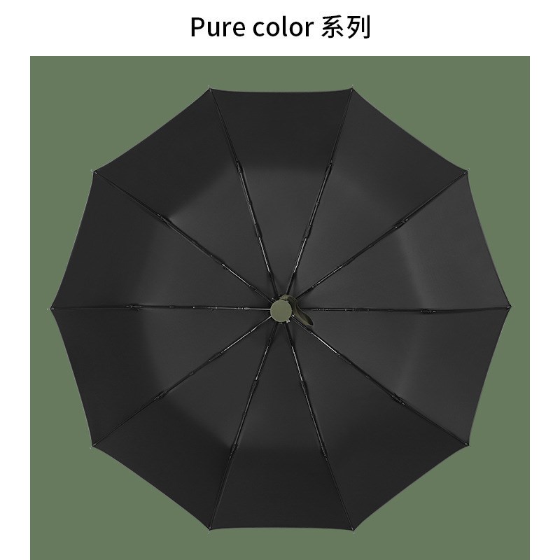 速发大量自伞动晴雨伞可印广告双人折叠防晒遮全男雨伞加大号