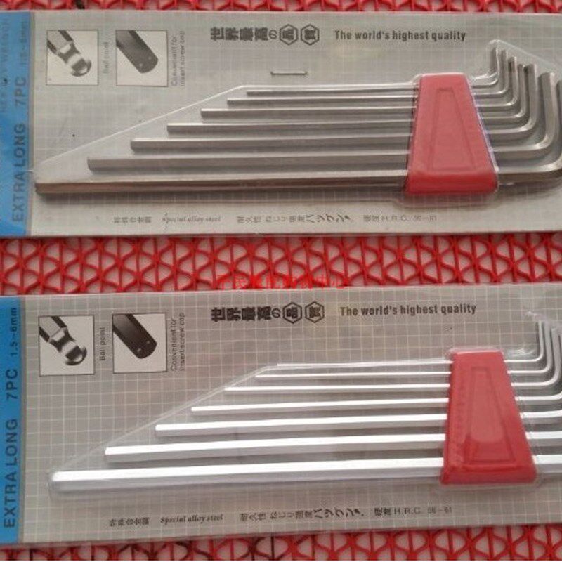 速发大拇指牌内六角 内六方扳手 公制 英制七件套1.5-6mm 优质