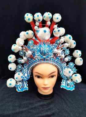 速发戏剧京剧帽装 武生头包巾服盔巾 大包巾盔头 豫剧包巾帽盔