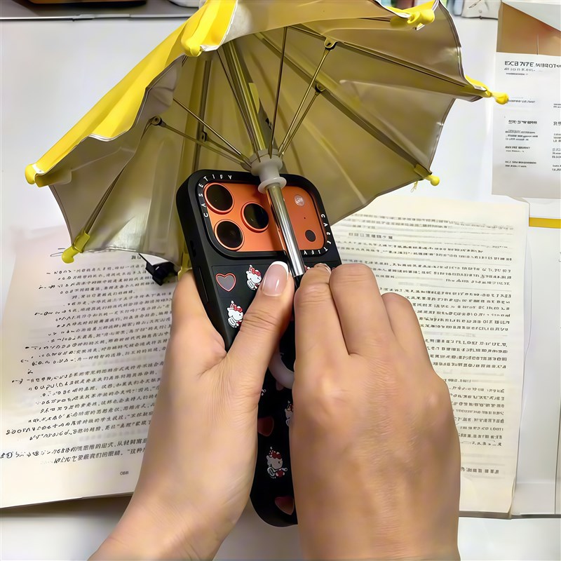 速发迷你手机遮伞防晒伞防雨防反光便携防紫外线创意小雨伞