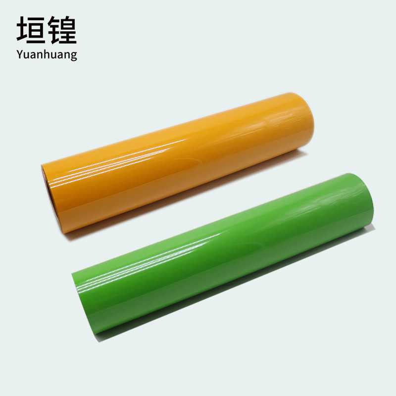 新款直销现货pvc热转印工艺刻字膜亮面回粘印字膜烫画膜服装T恤烫