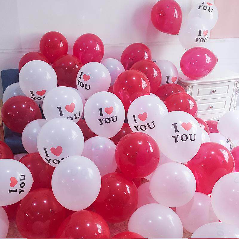 新款直销婚房结婚派对气球房间惊喜装饰浪漫求婚场景布置LOVE气球
