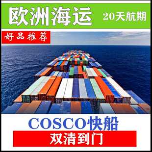 新款欧洲海运国际物流专线FBA海运集装箱散货拼箱货代集运双清包