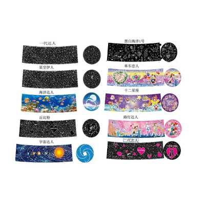 直销新款浪漫满天星星空投影灯高清灯片投影仪胶片送女友创意生日