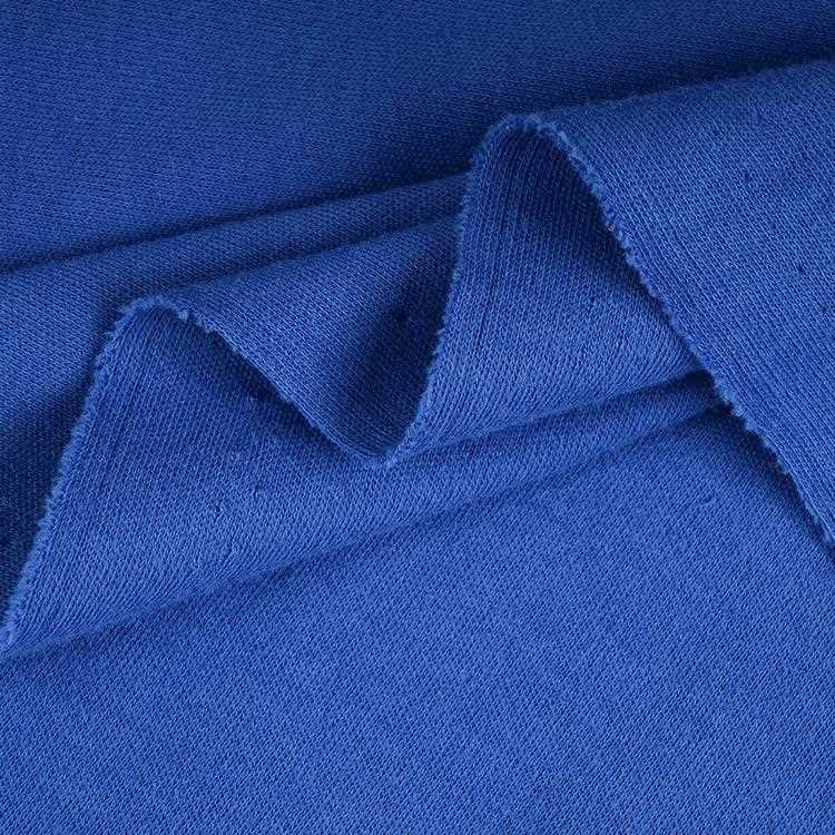 直销新款32s精梳棉 240g棉平纹面料 双面针织面料 秋冬棉毛面料