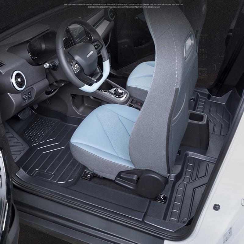 直销新款适用奇瑞小蚂蚁脚垫全包围22款小蚂蚁EQ1改装内饰专用tpe