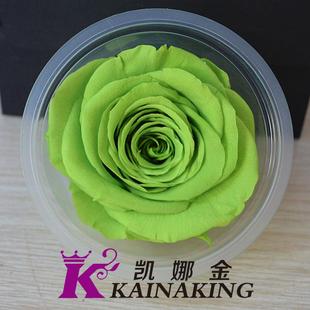 直销新款 8cm永生花A级巨型玫瑰保鲜七夕情人节生日礼盒礼盒配材