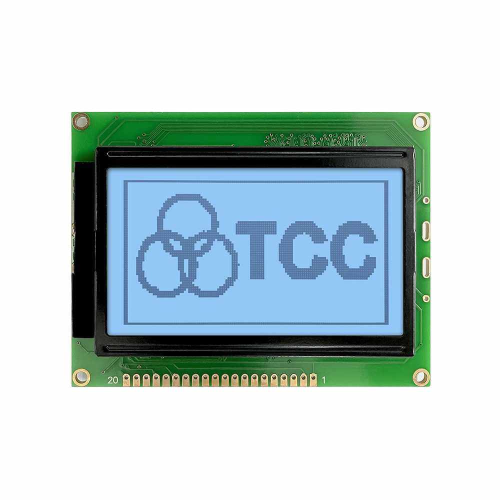 新款直销SYB12864K5液晶屏带中文字库支持串并口显示二维码娃娃机