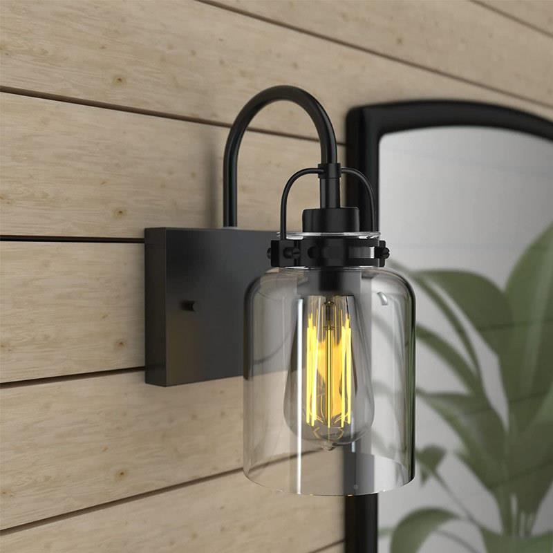 前灯头三头四境头壁灯SCS卧室床双浴头室洗手间美式玻璃灯