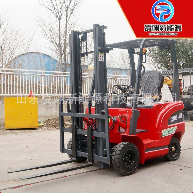 电动堆高车1-吨3四FSX轮平装衡重座搬驾运车货物车设备搬运电动叉