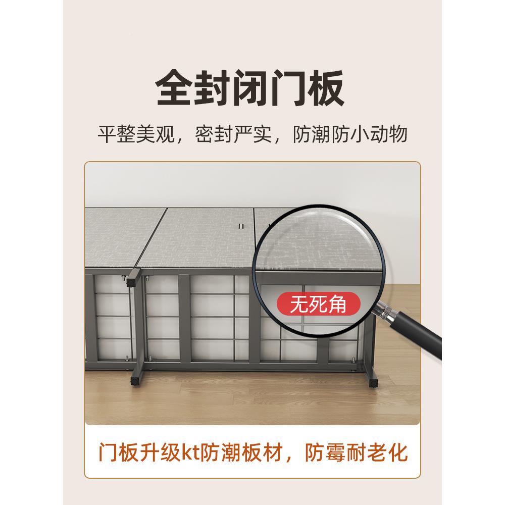 T家&簡036易租布柜用臥室出房免安裝折疊加厚加粗全鋼架結(jié)實(shí)衣耐