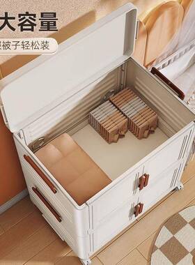 床头纳架用被衣物大容量玩具子PUZ收纳筐家收整理