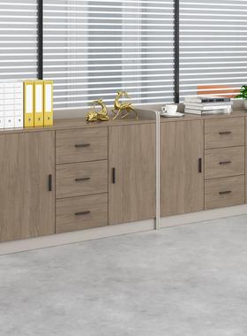 柜会储议室水柜办公茶室办公柜tb-72435子文件柜隔矮断柜带锁物柜