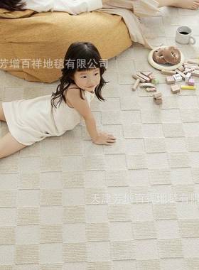 新西轻兰羊毛毯客厅奶室油色浮YX730498雕工艺意式简约高地端奢卧