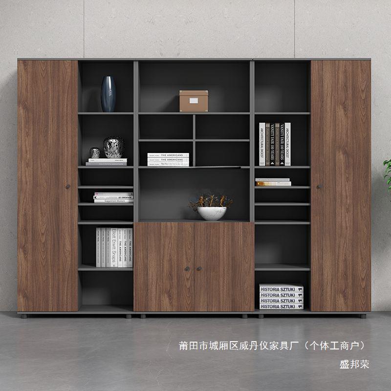 厂家高TD室密码木质柜储物柜料办公书柜带落地SGK文锁件柜资柜高