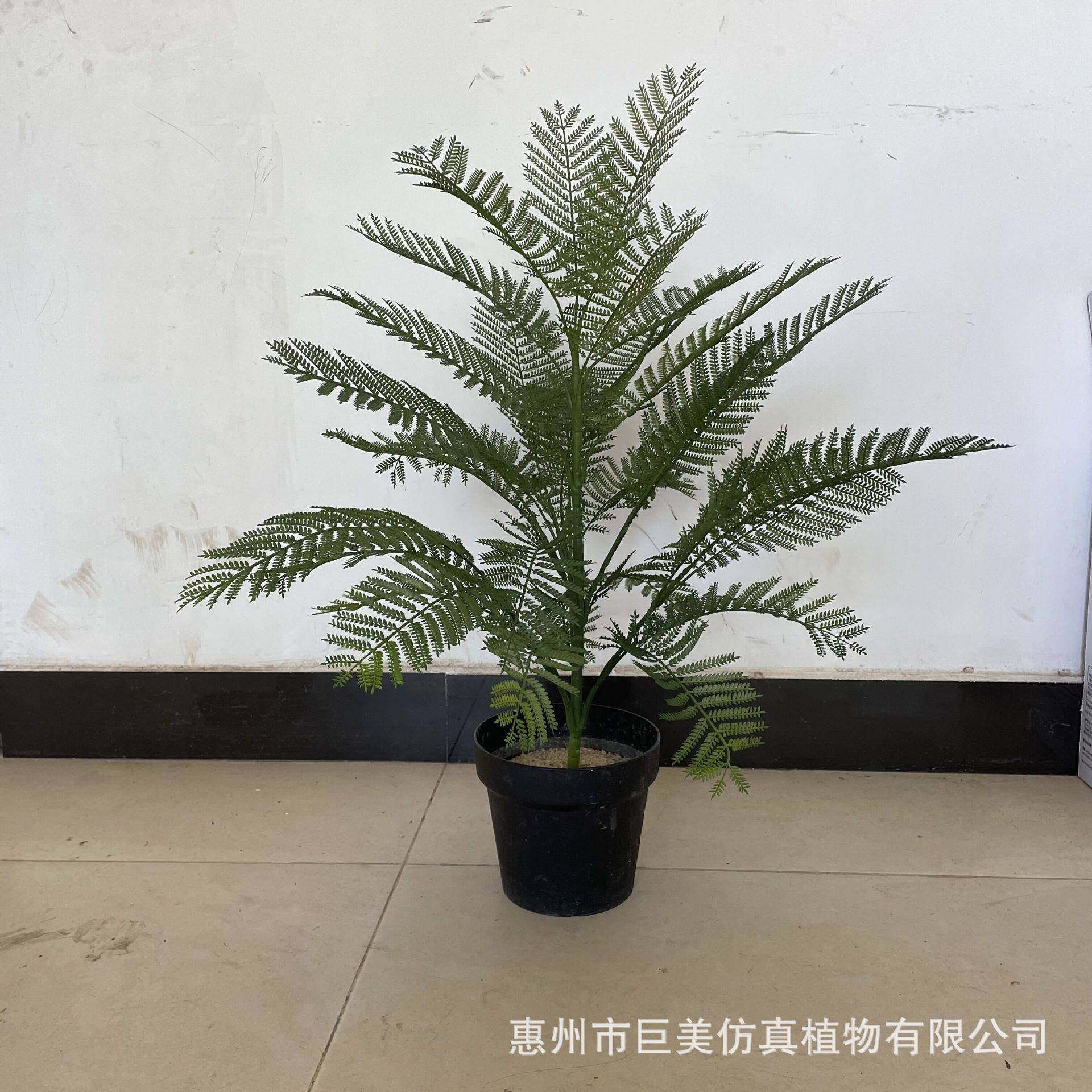 仿真蓝花JDX室内装饰造景摆件仿真绿楹植仿生植物假假树工厂