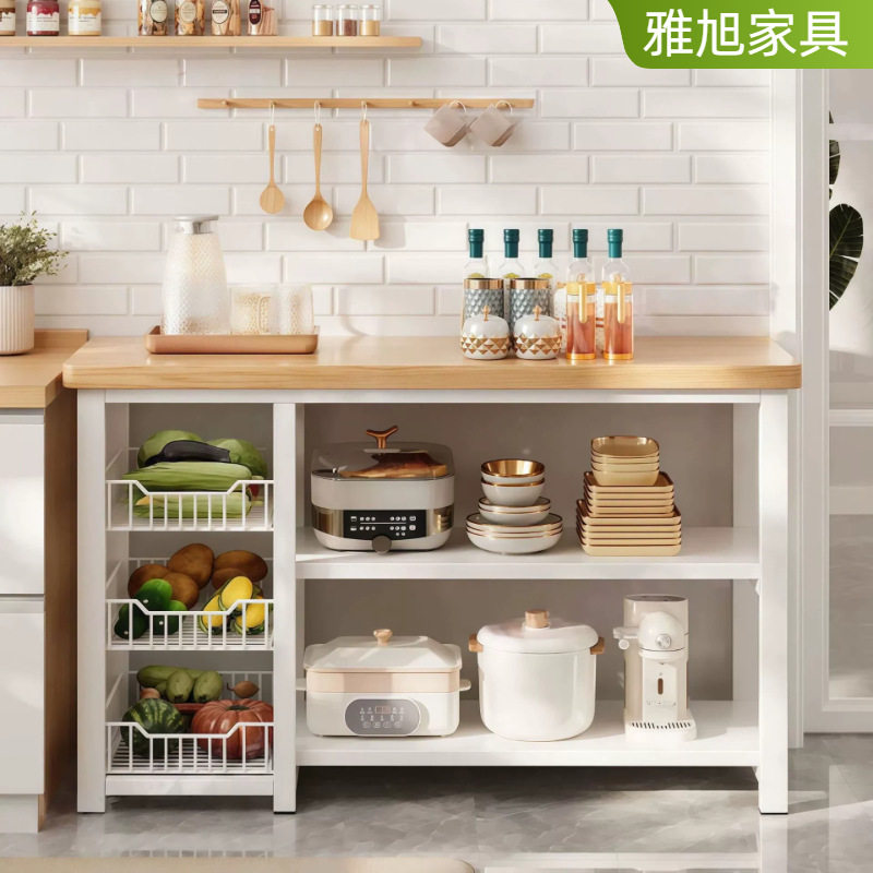 厨房置物架多层调料盒储物整理架子结实耐用家用微波炉烤箱收纳架