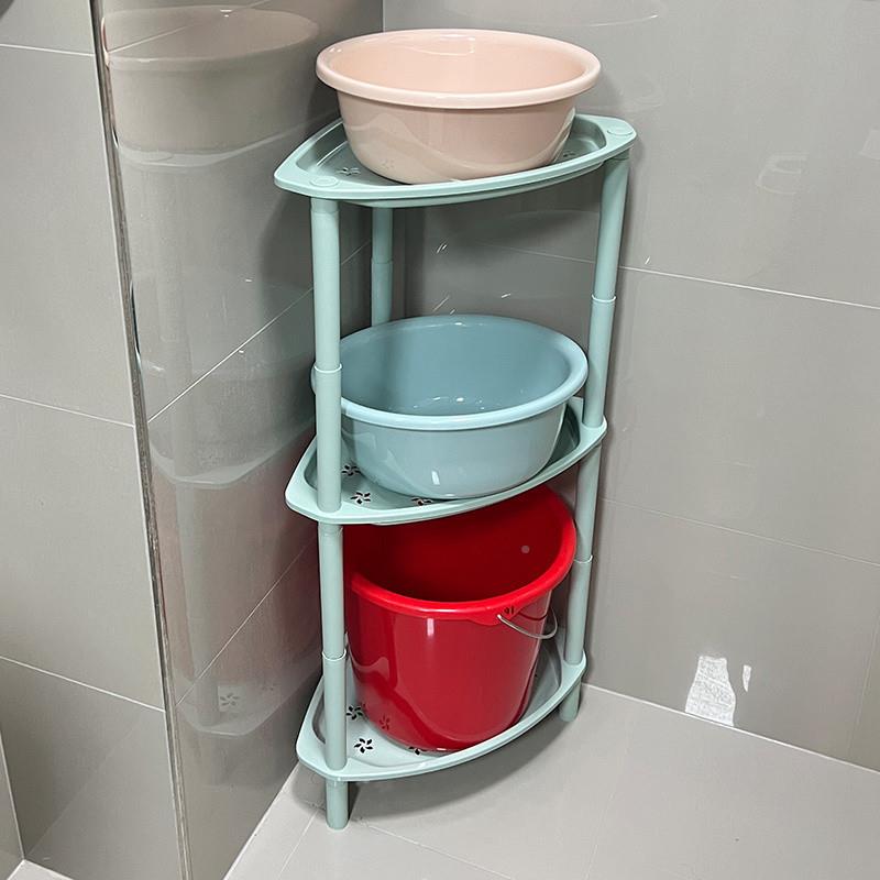 1B多A卫生间置物架浴室架子TDB用收纳架厨房厕所家厕所层落地式架
