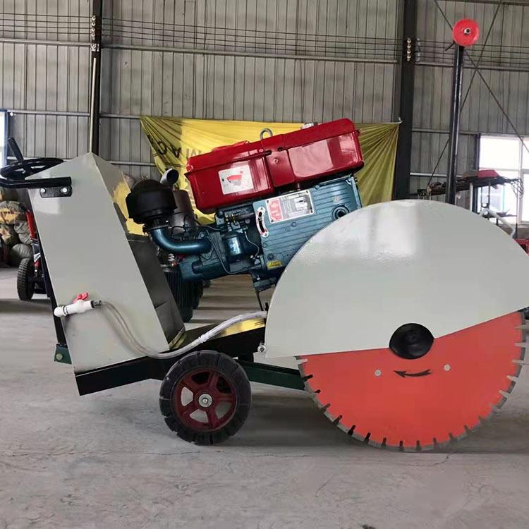 手推式马路切割机功能马路路混凝土切割刻纹机器水多泥面切ZIO缝