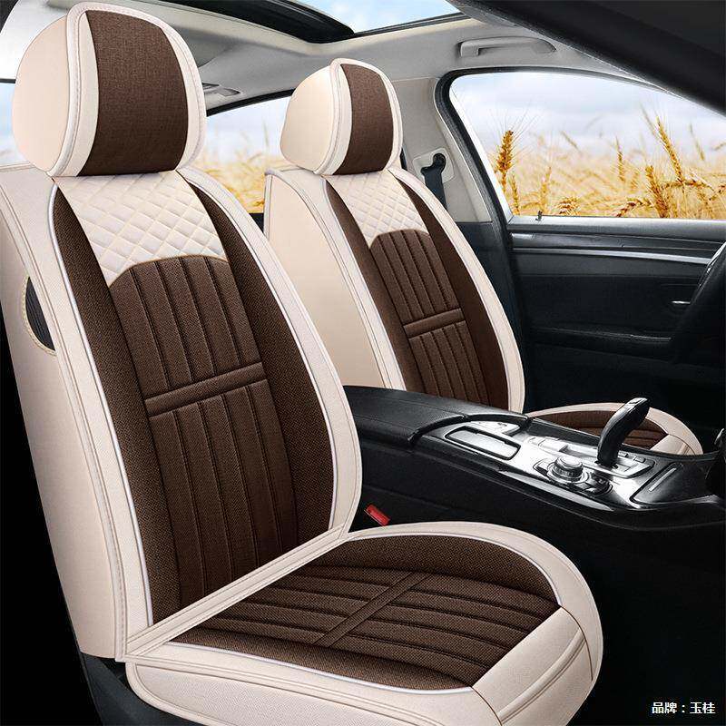 专老款捷达伙伴坐垫四12前卫10季809年0全包用汽车座套亚麻GAN89
