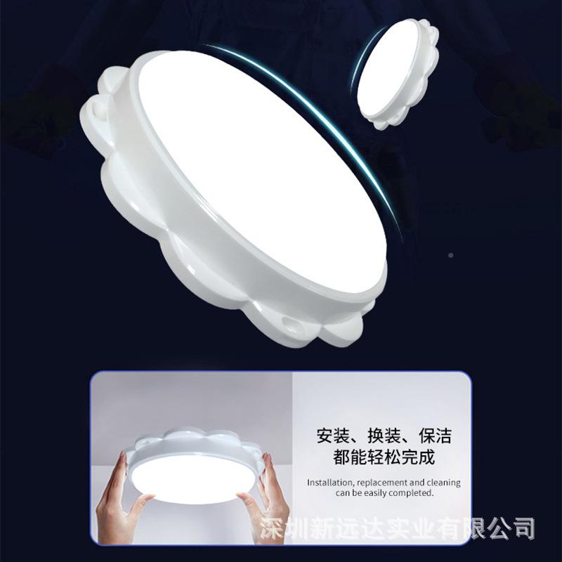 境led户外太跨阳能吸顶灯内OVT村家用照明农新款室感应阳台吊灯X2