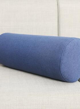 5YA1发沙头F76J7SM7枕腰枕圆枕长条护腰海绵靠加高客厅纯色靠枕头
