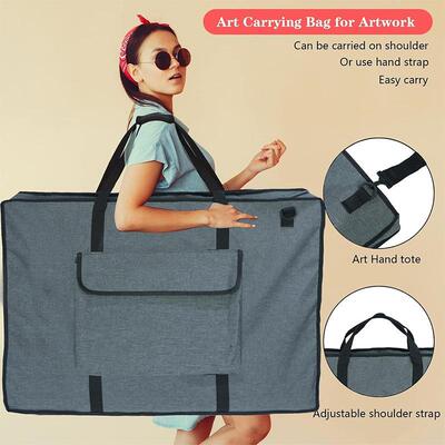 画袋亚码户外画画具收逊纳手包防水大容量美术工画袋提便携式画包