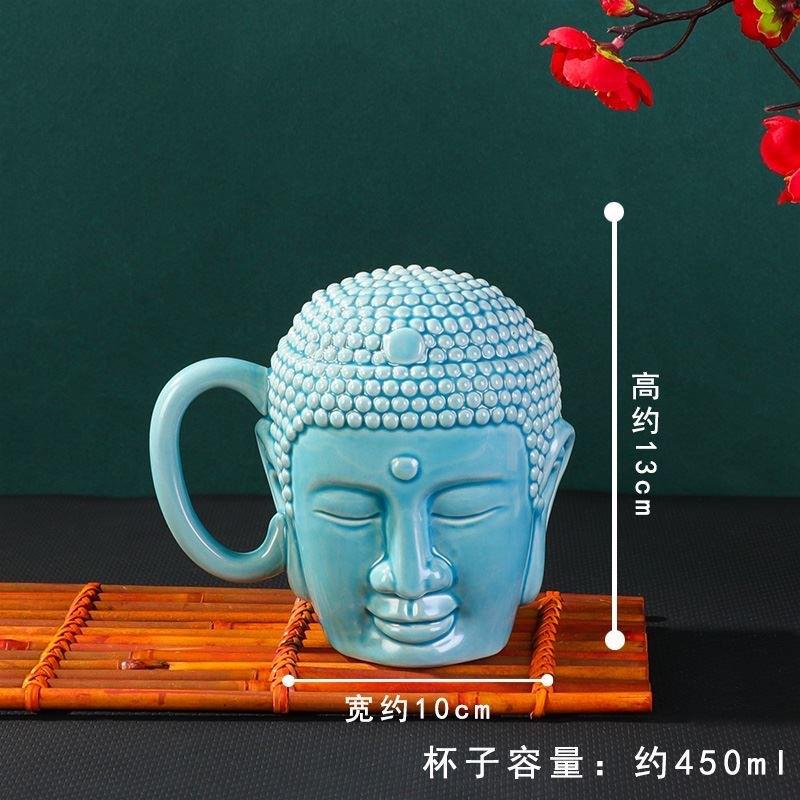 直销新款工厂直销我佛瓷杯马克杯佛头创意杯子陶瓷杯我佛慈悲咖啡