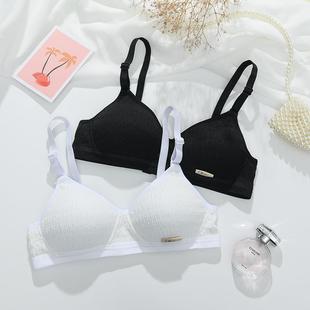 直销新款 内衣少女奶油泡芙绵绵纯欲风小胸文胸女学生无钢圈聚 薄款