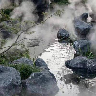 外然黑鱼山石英石日式室内庭院流水园林池假山造景石241016水景天