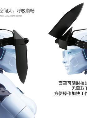 热头浪电焊面罩戴式自动变光全脸轻便防护焊工专焊用氩IMT弧焊罩