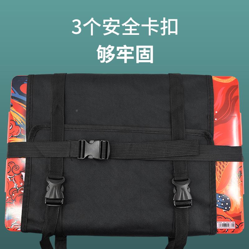 颜带料绑盒带可调节固RVF定携多用途调色盒帆便布手提袋子美术生