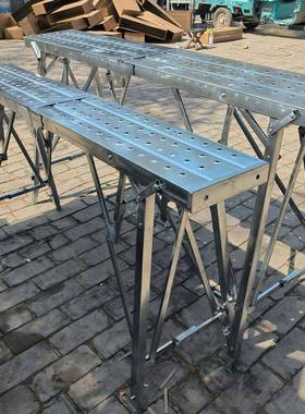 马LEH凳加厚梯子加宽佰耐室凳内脚手架折可调节叠平伸缩台凳可移