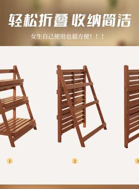 实可木花架物架阳台HJ007001客落地式2025新款置移动户外厅庭院花