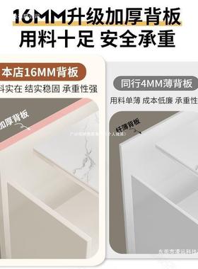 轻奢现吧JDX桌代简约客台厅家岩板餐边柜一体小户型用实木隔断柜