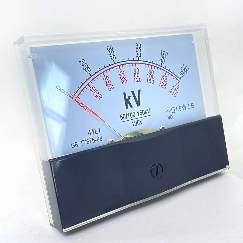 44L1-KV指针交流高压试验千伏电压仪表50KV100KV150KV/100V伏特表