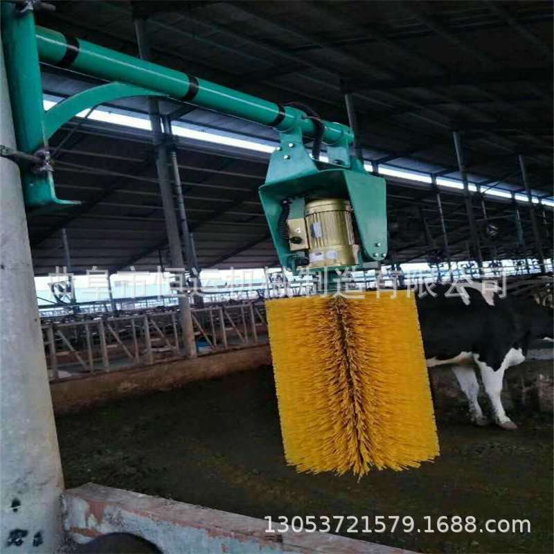 电动奶牛蹭痒滚筒毛刷 自动感应式旋转牛体刷