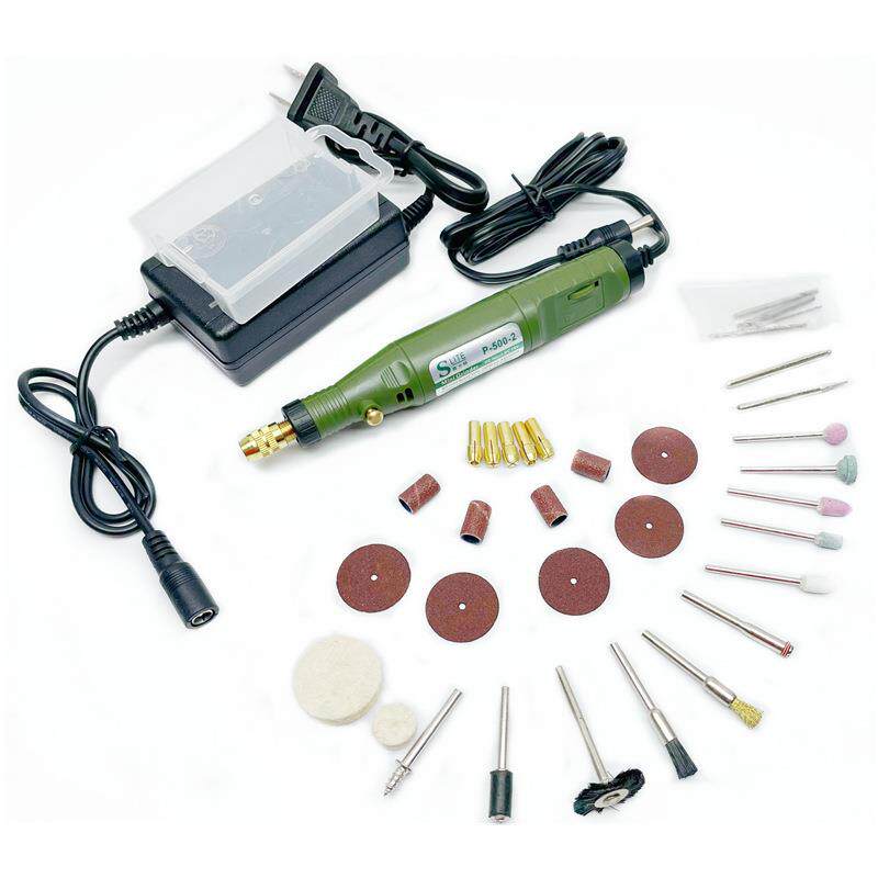 施力特P500-2迷你电磨 雕刻笔调速微型电钻钻孔打磨抛光除胶