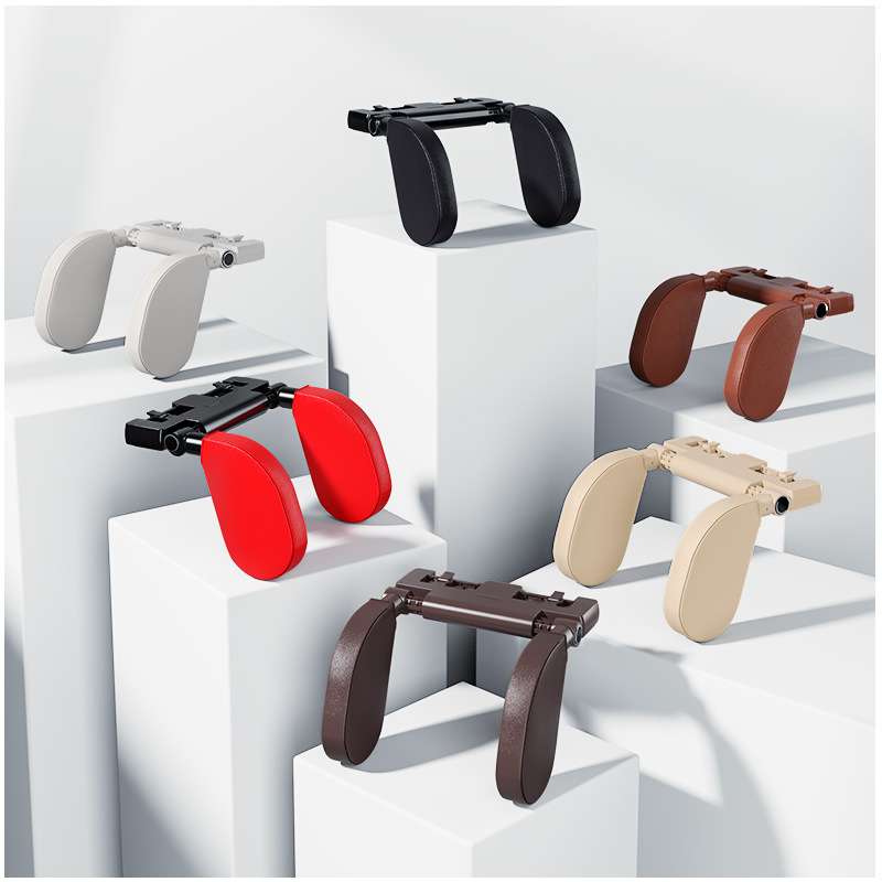 車用汽车头枕四季通用护颈枕侧靠枕柔软舒适记忆棉睡枕车载腰靠枕