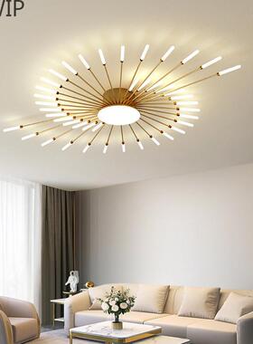 客厅吸顶灯新款简约现代北欧轻奢艺术烟花灯设leb