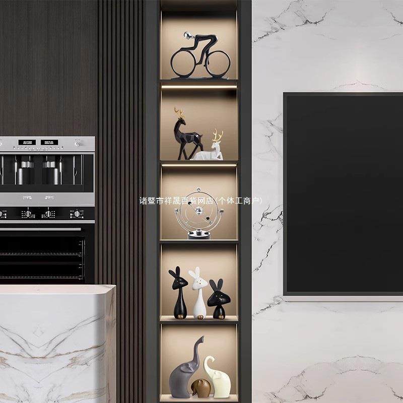 轻奢高档酒柜摆件展示柜子新款高级感小众高端客厅家居电视装饰品