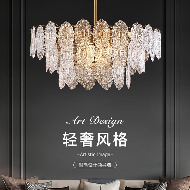 后现代简约轻奢客厅吊灯设计师个性创意别墅酒店餐厅大气卧室灯具