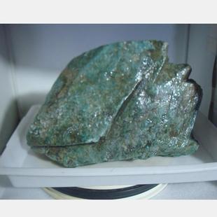 四川雅安绿31.5斤书房大摆件原石印章雕刻石料36 15CM寿山石