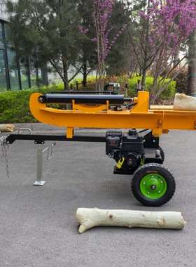 源头厂家小型劈木机 Wood splitting machine 轮式便携汽油劈柴机