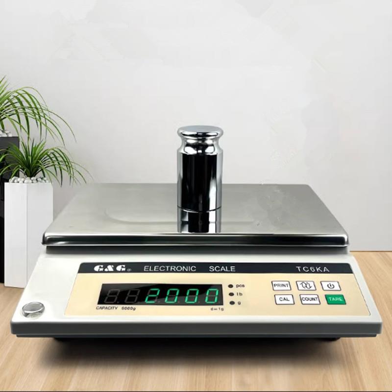 双杰TC20KA应变式电子天平 TC30KA方形不锈钢秤盘电子天平