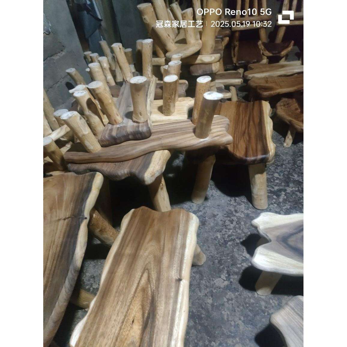 原木小木桩底座摆件树桩原木头杉树摄影拍照装饰道具展示实木