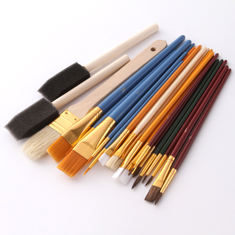 速发25/Set Multifuctio Fie Had Pt Brush ylo Pti