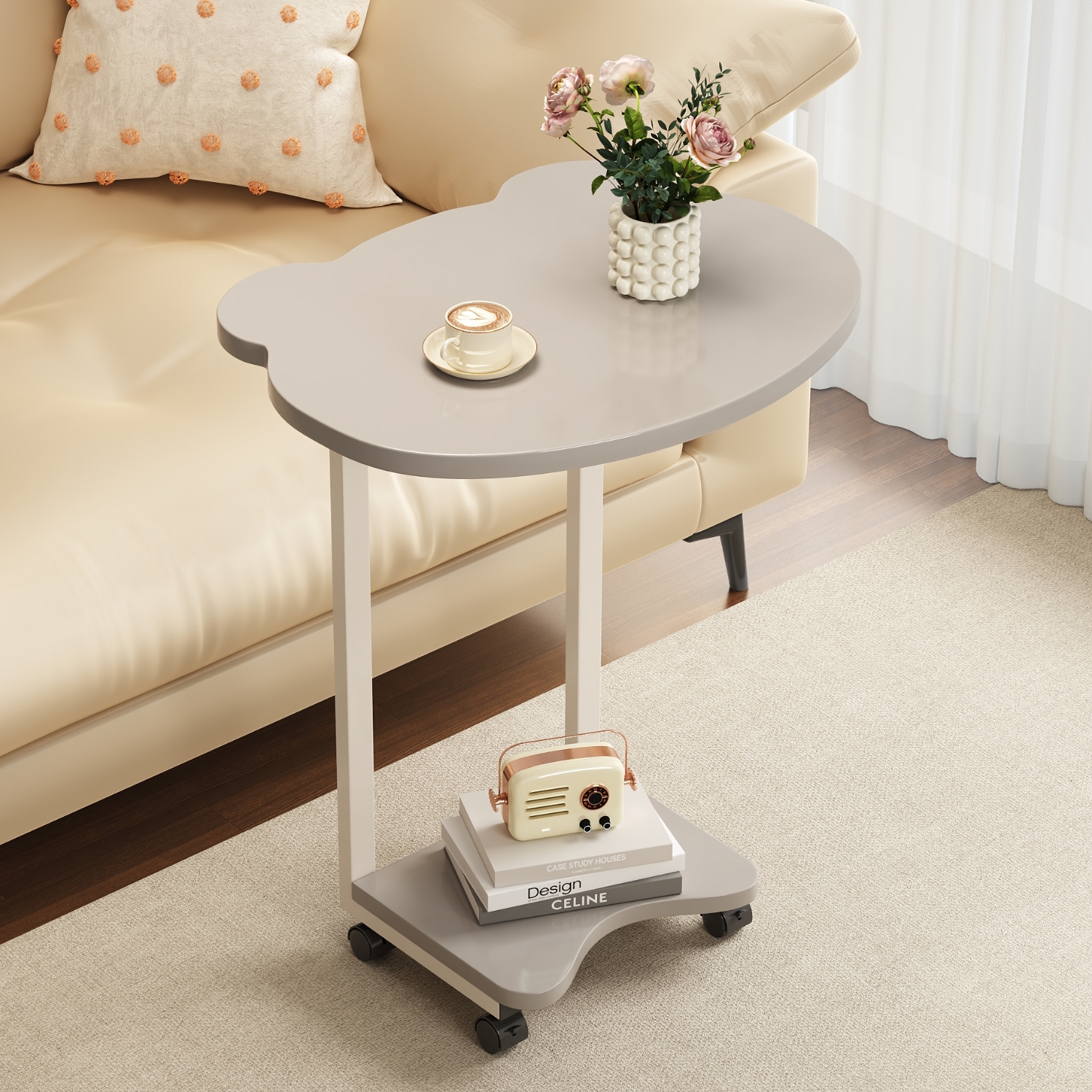 速发可移动沙发边几小户型推几客厅小茶车物闲台小桌子床头柜置休