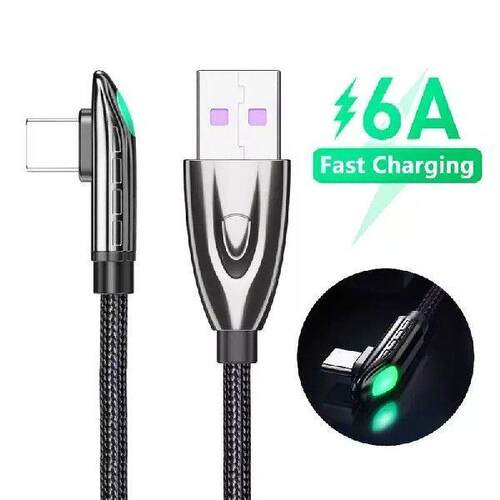 速发6A  Type C 0 Degree Fast Chgig  c cable