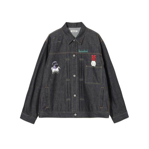 UNDERCOVER 高桥盾 男士 SS26 衬衫 UNDERCOVER 牛仔蓝色